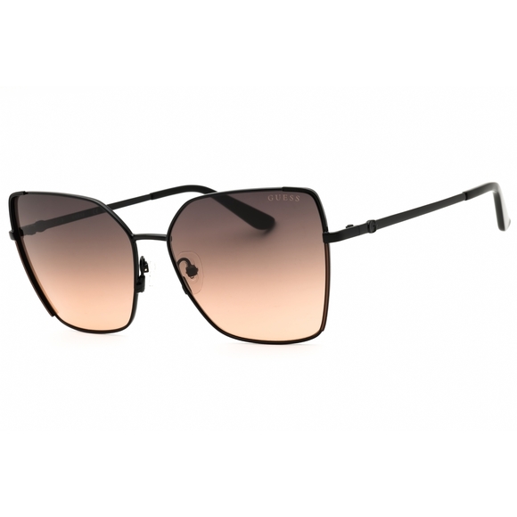 NWT Guess GU00192-01B Black Cat Eye 59mm Sunglasses